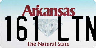 AR license plate 161LTN