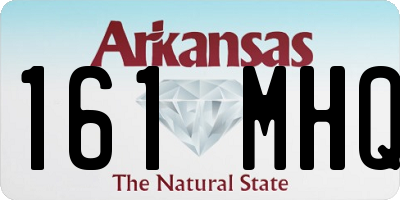 AR license plate 161MHQ