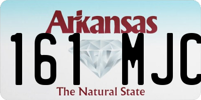 AR license plate 161MJC