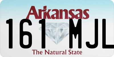 AR license plate 161MJL