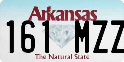 AR license plate 161MZZ
