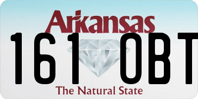 AR license plate 161OBT