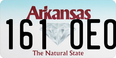 AR license plate 161OEO