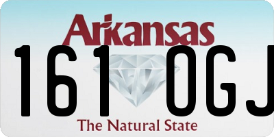 AR license plate 161OGJ