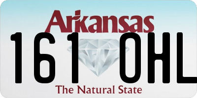 AR license plate 161OHL