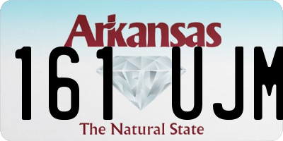 AR license plate 161UJM