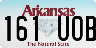 AR license plate 161UOB