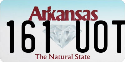 AR license plate 161UOT