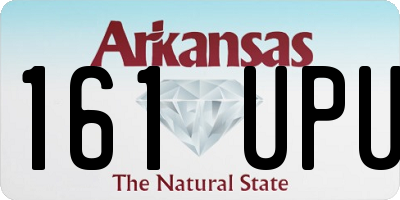 AR license plate 161UPU
