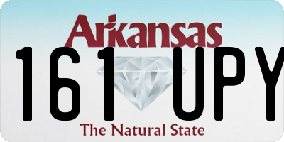AR license plate 161UPY