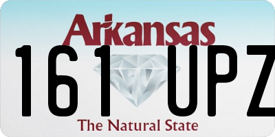 AR license plate 161UPZ