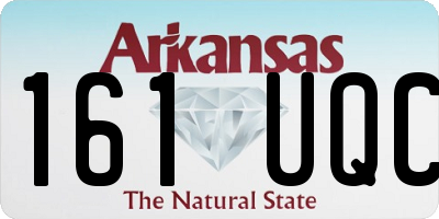 AR license plate 161UQC