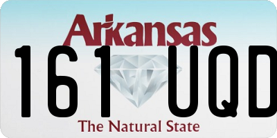AR license plate 161UQD