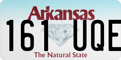 AR license plate 161UQE