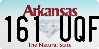 AR license plate 161UQF