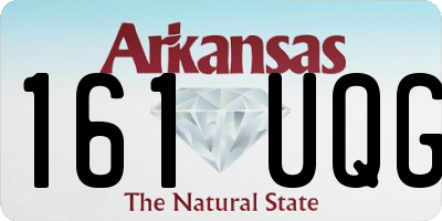 AR license plate 161UQG