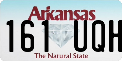 AR license plate 161UQH