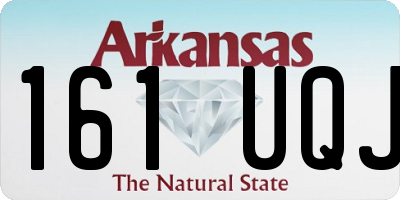 AR license plate 161UQJ