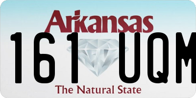 AR license plate 161UQM