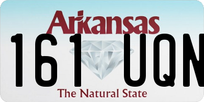 AR license plate 161UQN