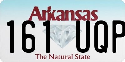 AR license plate 161UQP