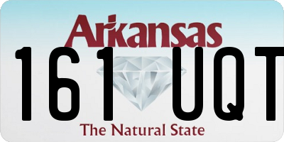 AR license plate 161UQT