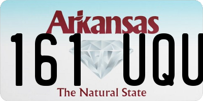 AR license plate 161UQU