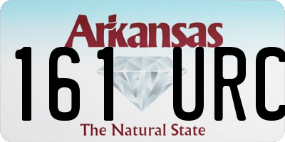 AR license plate 161URC