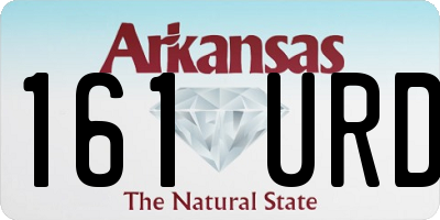 AR license plate 161URD