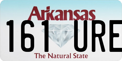 AR license plate 161URE