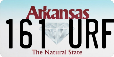 AR license plate 161URF