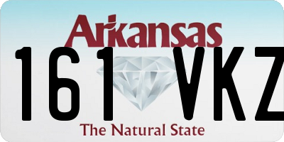 AR license plate 161VKZ
