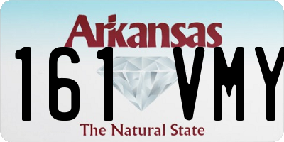 AR license plate 161VMY
