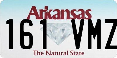 AR license plate 161VMZ