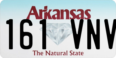 AR license plate 161VNV