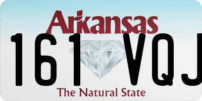 AR license plate 161VQJ