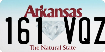 AR license plate 161VQZ