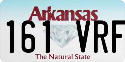 AR license plate 161VRF