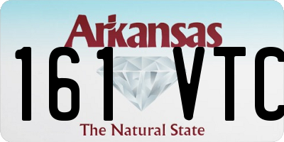 AR license plate 161VTC