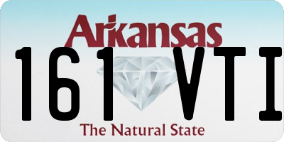 AR license plate 161VTI