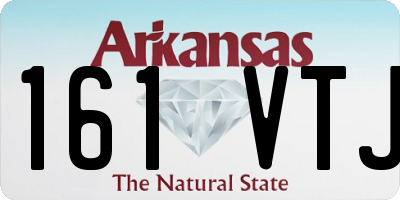 AR license plate 161VTJ