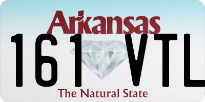AR license plate 161VTL