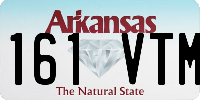 AR license plate 161VTM