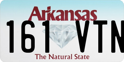 AR license plate 161VTN