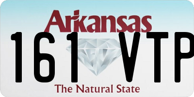 AR license plate 161VTP