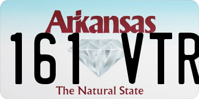 AR license plate 161VTR