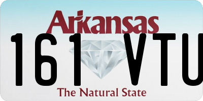 AR license plate 161VTU