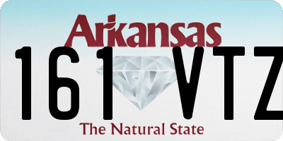 AR license plate 161VTZ