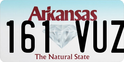 AR license plate 161VUZ