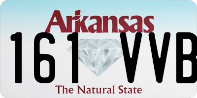 AR license plate 161VVB